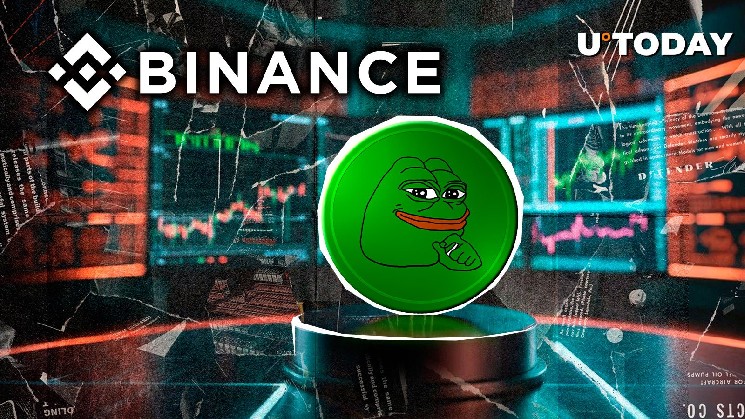 1,5 трлн. Пепе выходит из Binance в качестве крипто -рынка сделок в красном