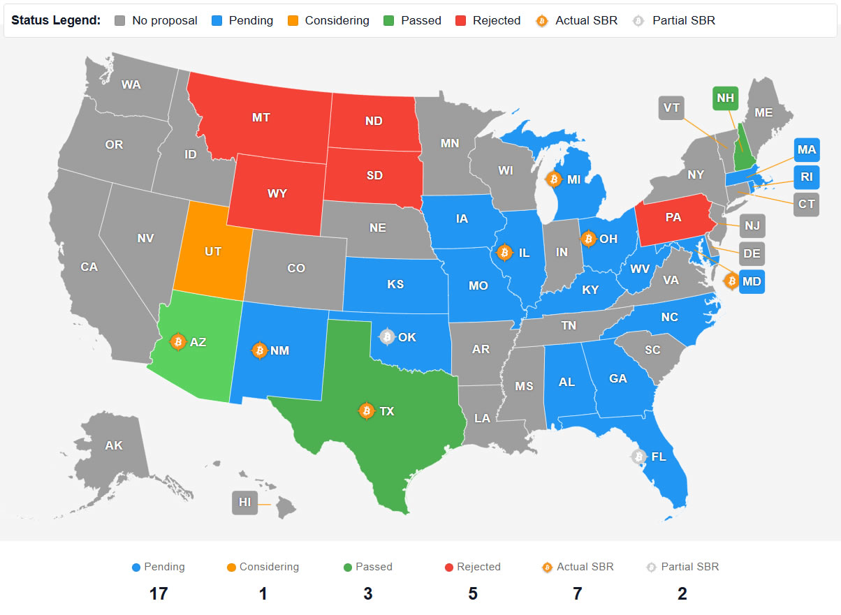 Криптовалюты, США