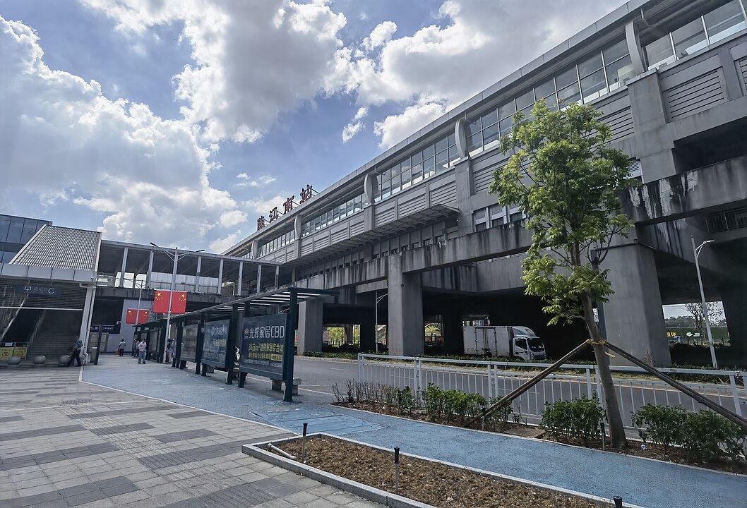 A road in the Zhongkai High-tech Industrial Development Zone, in Huizhou, China.