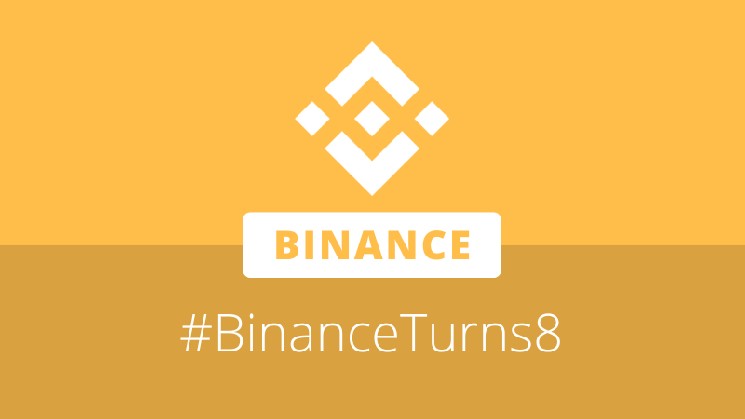 NEO участвует в праздновании #Binanceturns8, в котором участвуют более 2,8 миллионов долларов США в награды