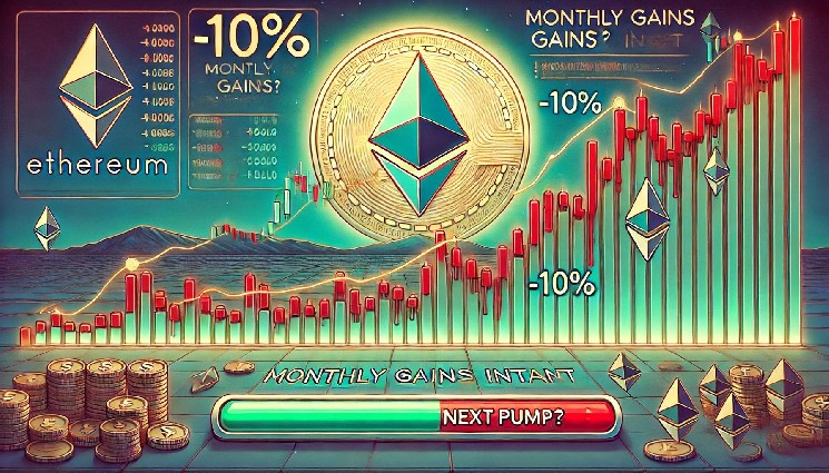 Ethereum отступает на 10%, но имеет ежемесячные прибыли - нагрузка на насос?