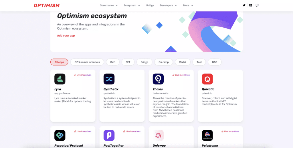 Optimism Promotes Development Of A Sustainable Cryptocurrency Ecosystem