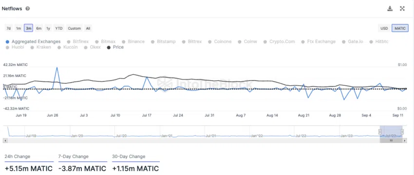 Polygon IntoTheBlock On-Chain Analyse