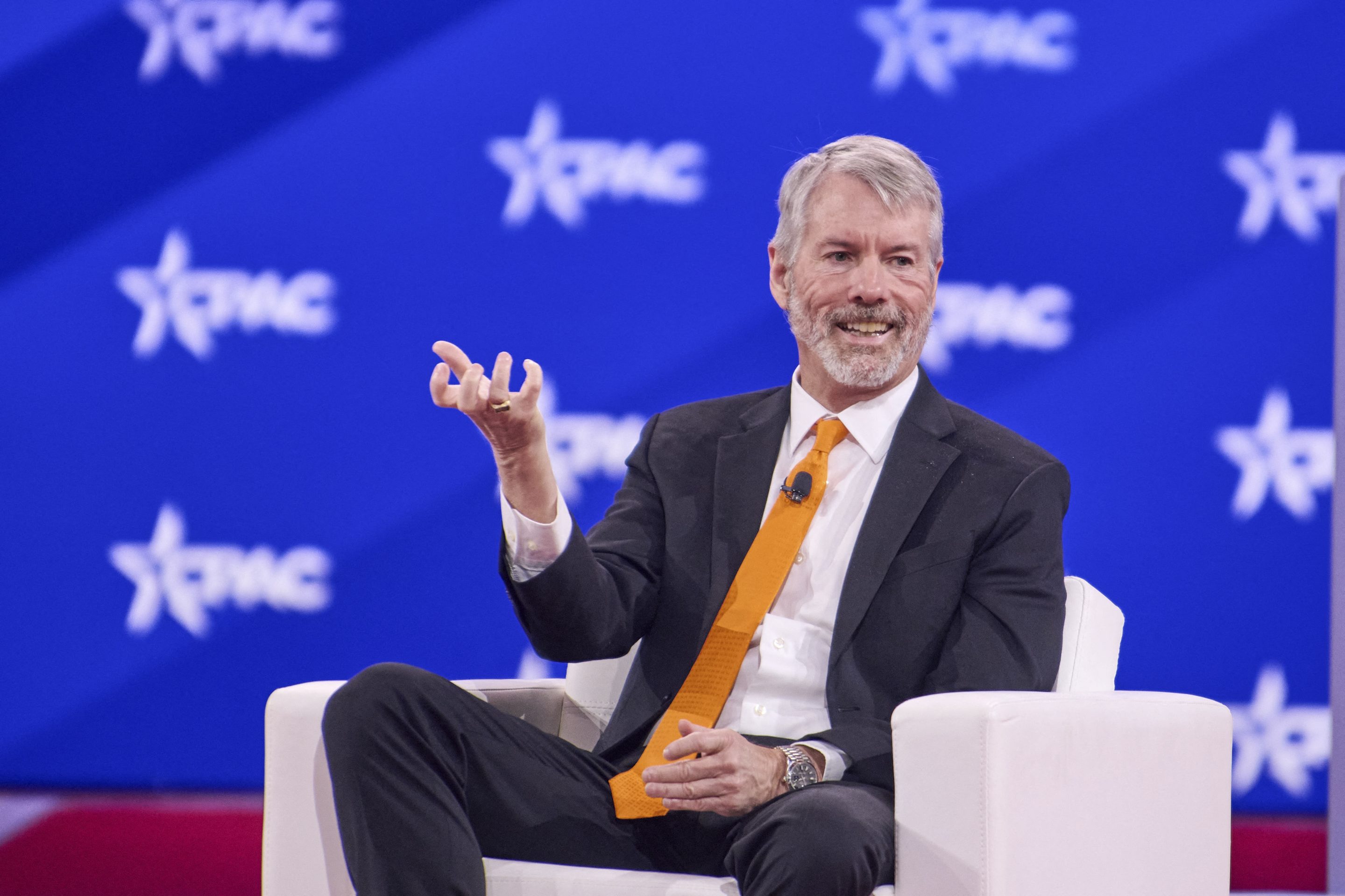 مايكل سايلور هو مؤسس ورئيس تنفيذي للاستراتيجية التي أعيد تسميتها حديثًا.