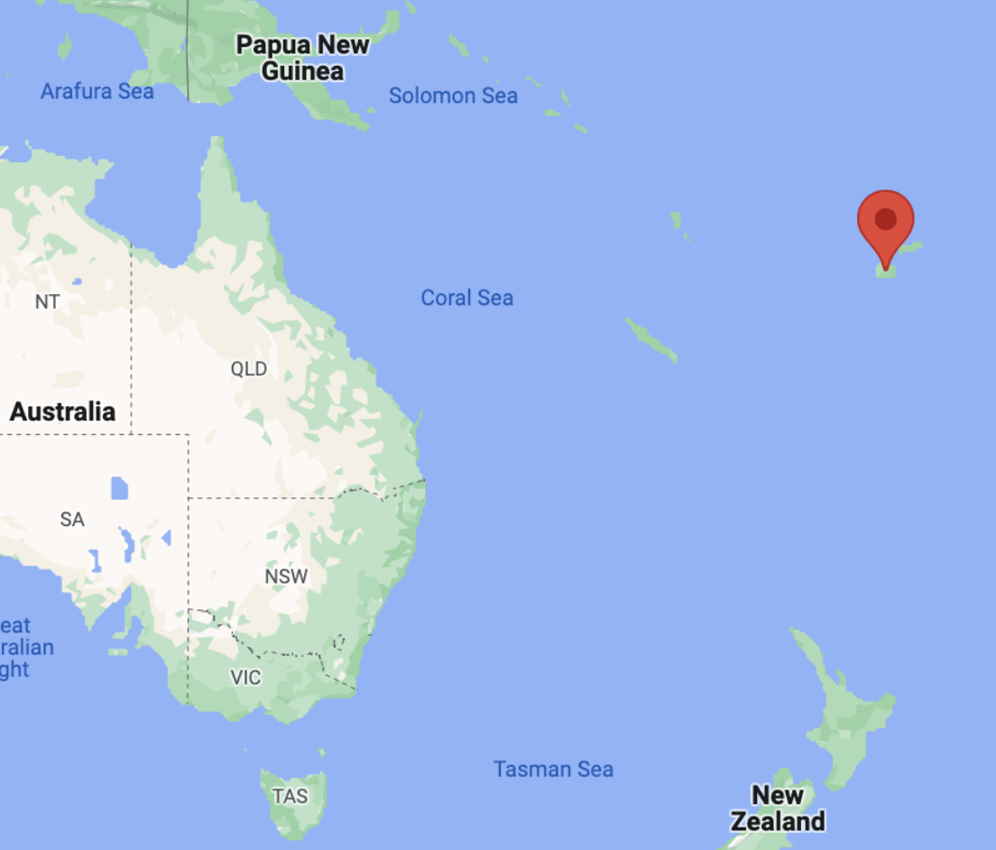 Location of Fiji and Tonga in the Pacific Ocean. Source: Map