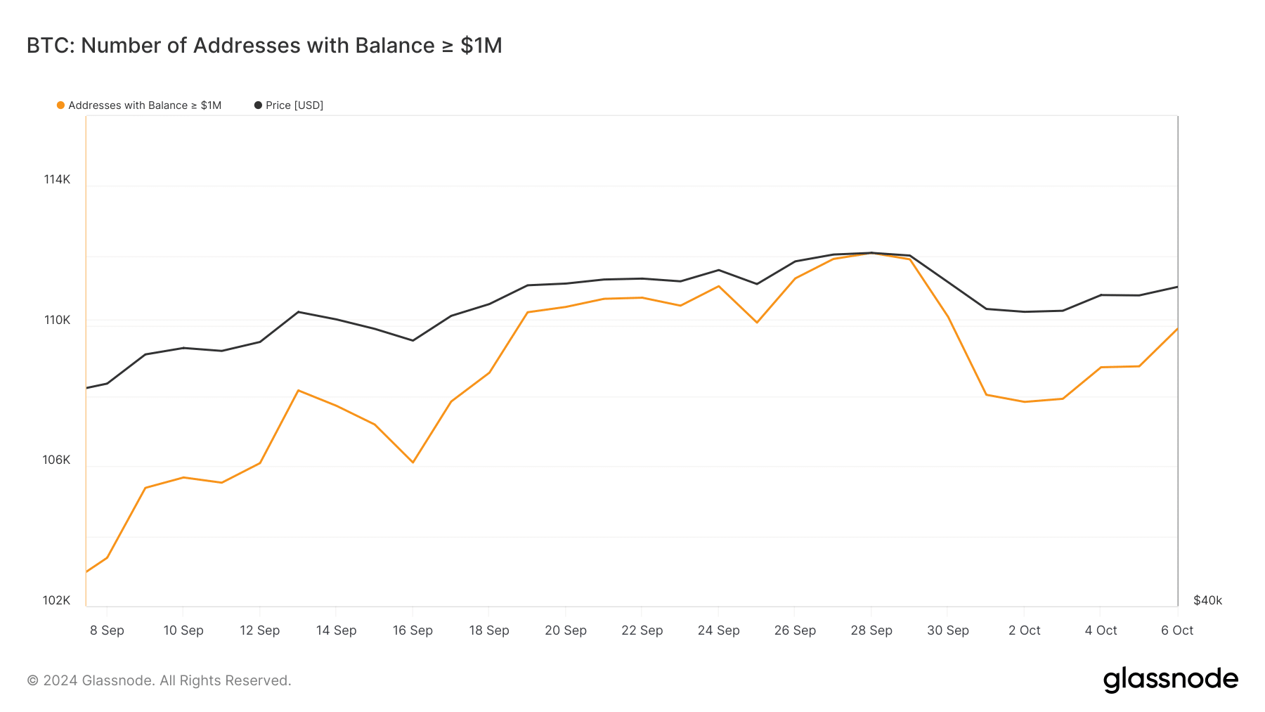 Endereços com mais de US$ 1 milhão em Bitcoin aumentaram 2 mil em 5 dias - 1