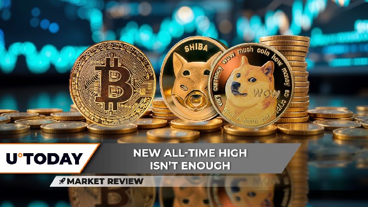 Биткойн (BTC): новый ATH Не такой важный, начинается рост Shiba Inu (Shib), путь Dogecoin (doge) начинается снова