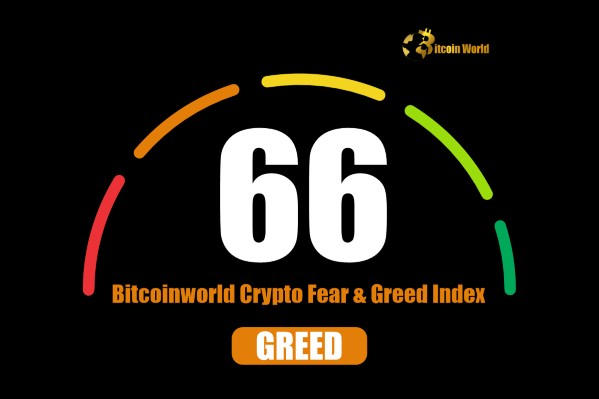 Crypto Fear & Greed: Индекс взлетел до 66, что это значит для вашего портфеля?