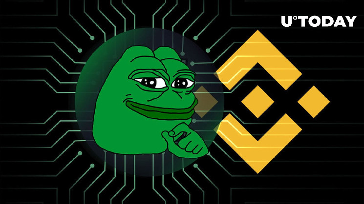 Масштабный перевод Pepe в размере 6,2 триллиона долларов от Binance: как отреагировала цена PEPE