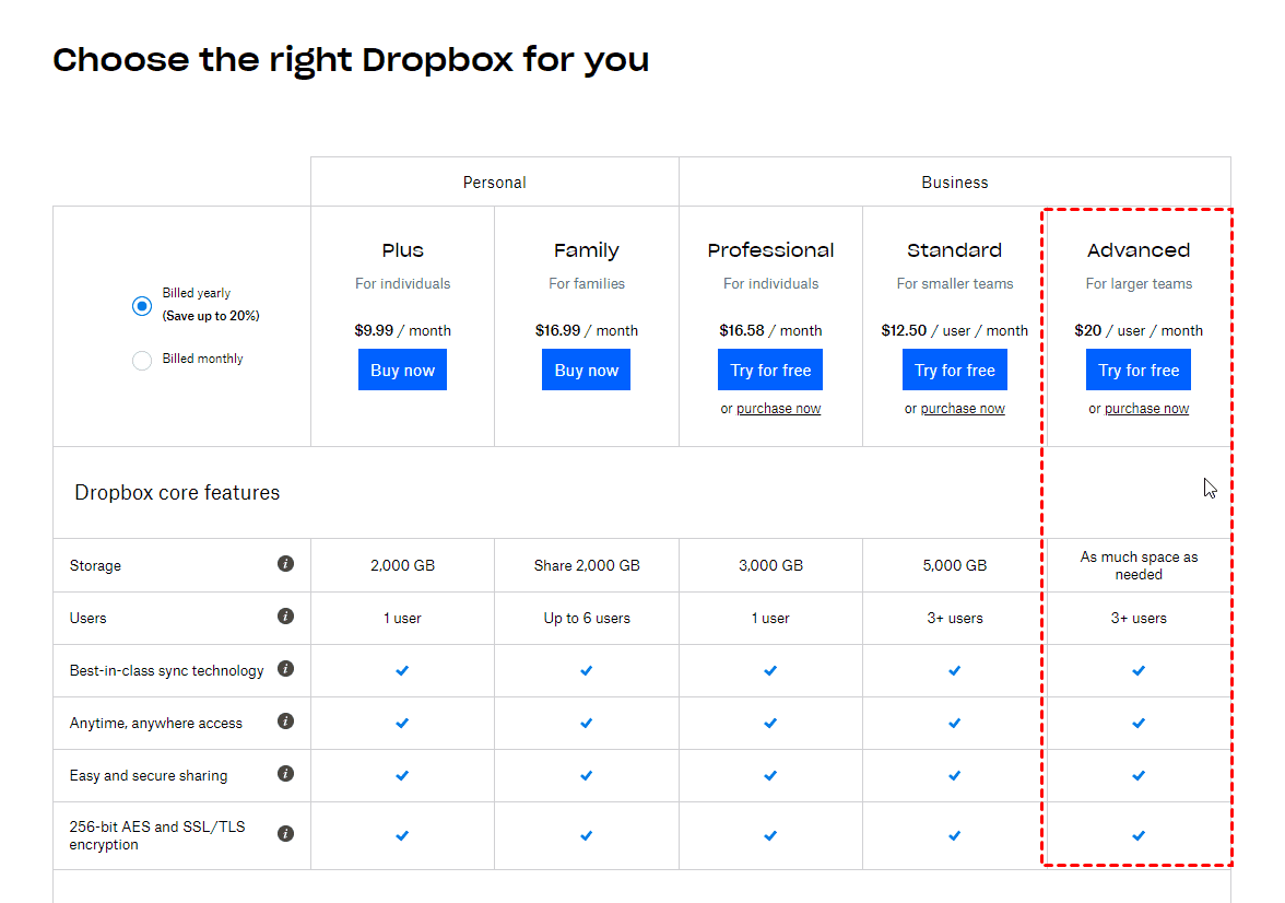 Dropbox отказывается от предложения неограниченного хранилища, обвиняя облачных майнеров криптовалюты