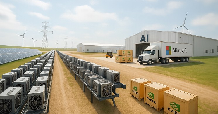 Майнер биткойнов — арендодателю искусственного интеллекта: Microsoft подписывает сделку на 9,7 миллиарда долларов с майнером BTC IREN