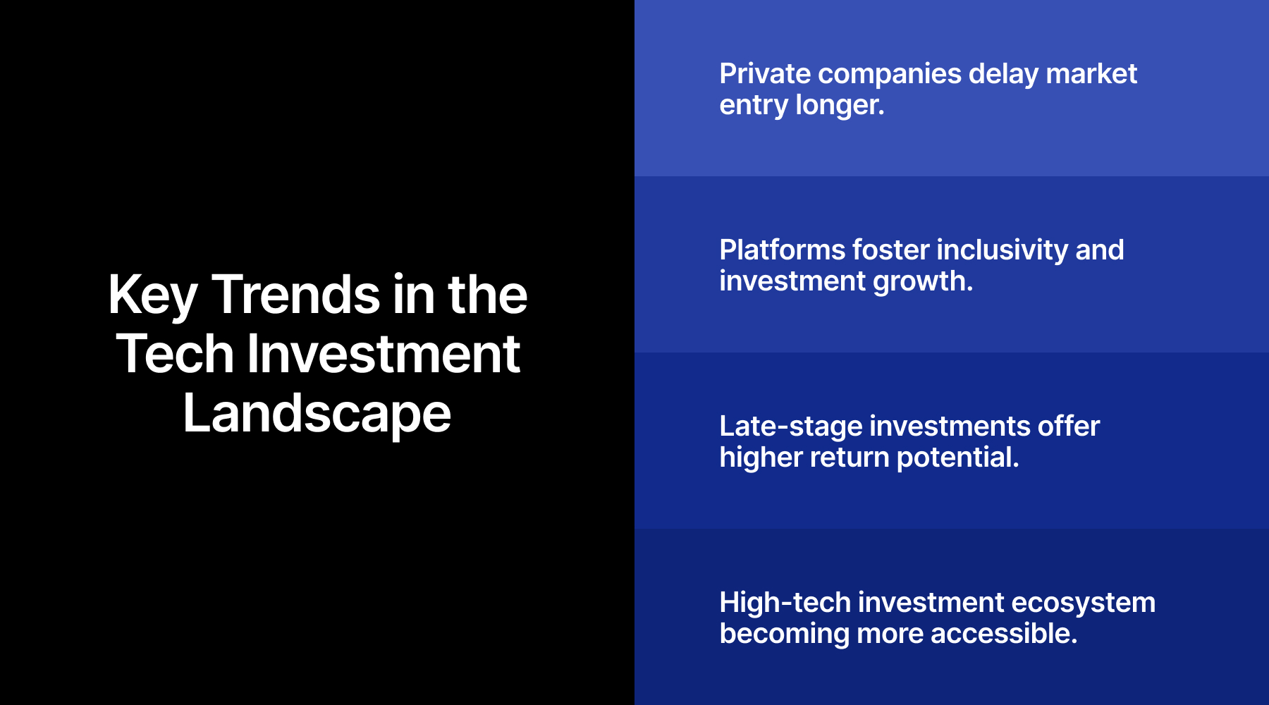 Key Trends in the Tech Investment