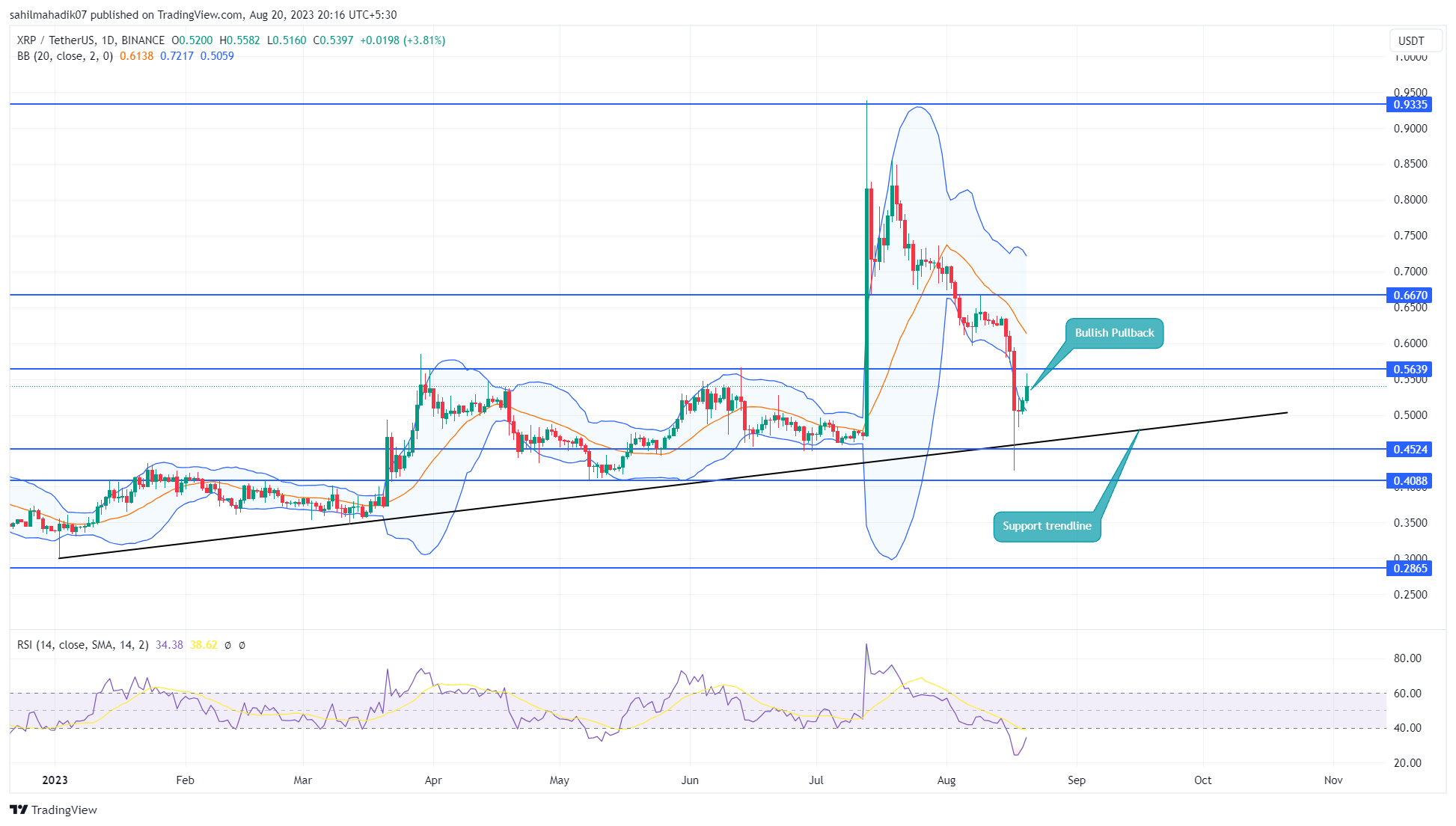 Analisis Harga XRP: Dapatkah Dukungan $0.5 Menandai Titik Balik dalam Koreksi?