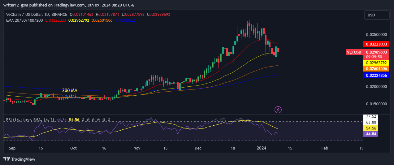 VET Price Prediction: Will VeChain Bounce Back or Break Below?