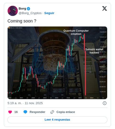 hackeo comtutación cuántica bitcoin satoshi nakamoto
