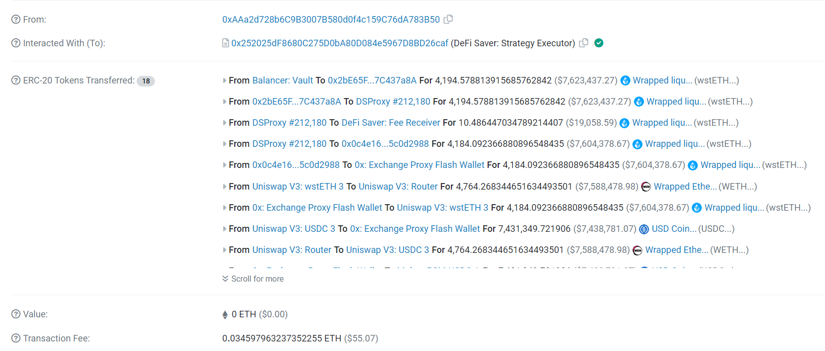 Lido Finance Validator قرارداد فاسد ETH را در مبادله USDC-WETH فاش کرد