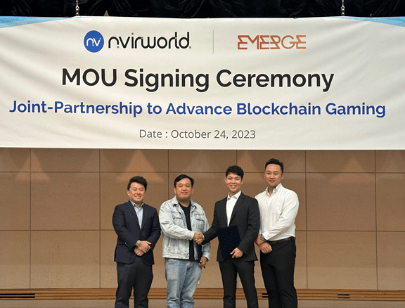 NvirWorld partners with EMERGE Group to advance blockchain gaming - 1