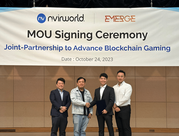 NvirWorld Partners with EMERGE Group to Promote Blockchain Gaming - 1