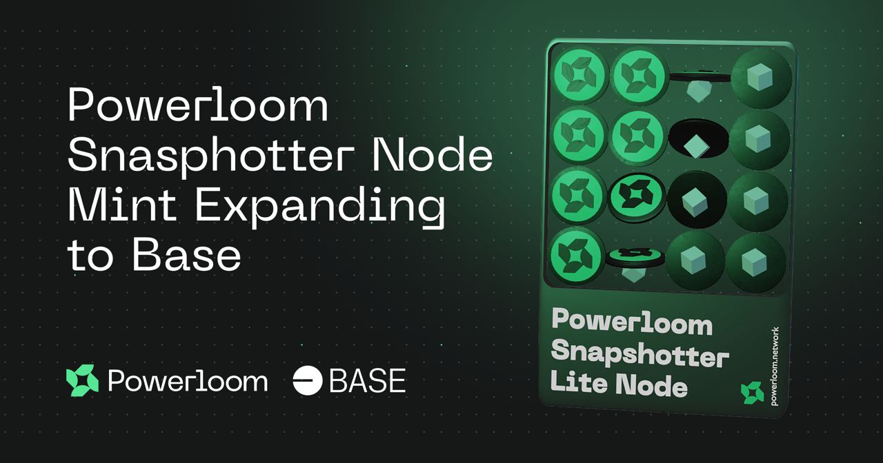 Powerloom расширяется до базовой экосистемы после достижения 5200 узлов Snapshotter Lite