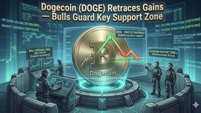 Dogecoin (DOGE) Retraces Gains — Bulls Guard Key Support Zone