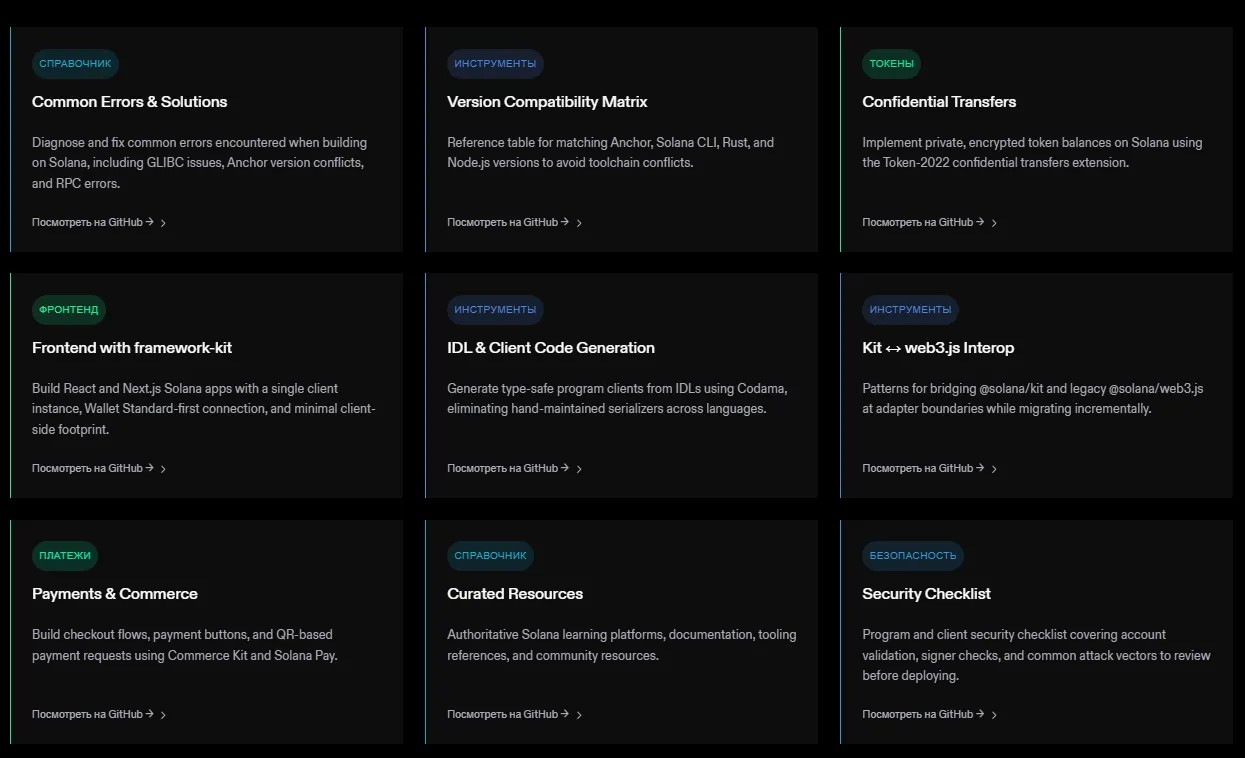 Разработчики Solana представили набор ИИ-навыков Разработчики Solana представили набор ИИ-навыков