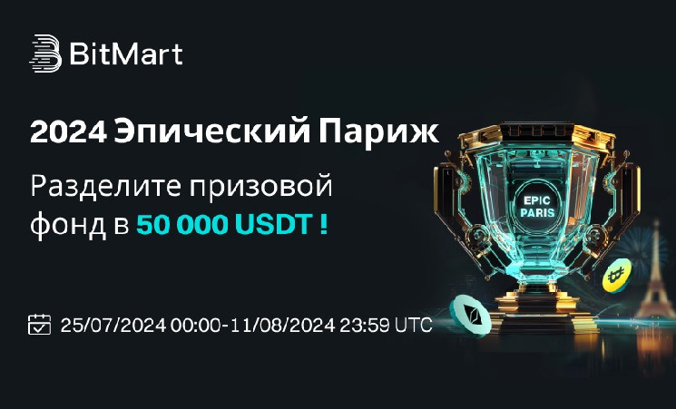 Криптобиржа BitMart запускает акцию с призовым фондом 50 000 USDT