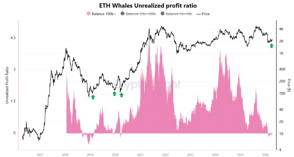 Эфириум снова на коне: киты вновь подсчитывают прибыль Эфириум снова на коне: киты вновь подсчитывают прибыль