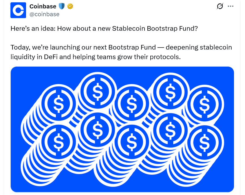 Coinbase Stablecoin Bootstrap Fund