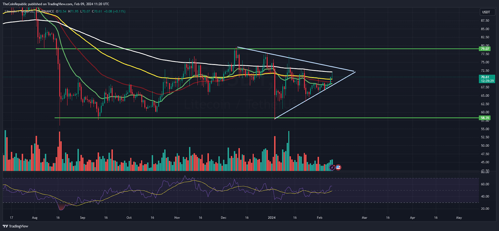 LTC Price Analysis: Is Litecoin Preparing for a Bounce Above $75?