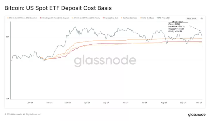 В Glassnode отметили стойкость держателей BTC-ETF на фоне коррекции