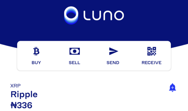 Ripple XRP Price on Luno NGN