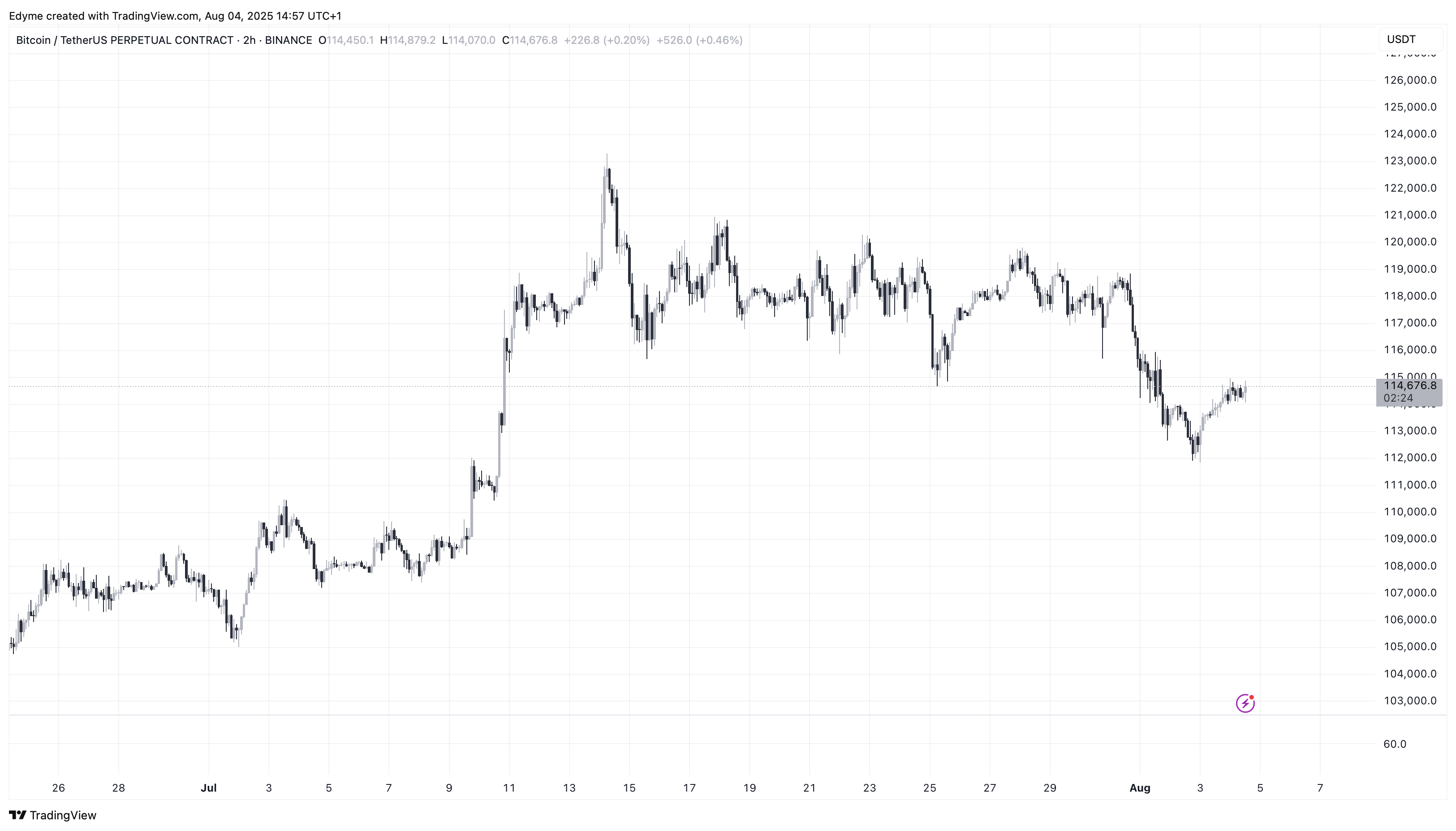 BINANCE:BTCUSDT.P Chart Image by Edyme