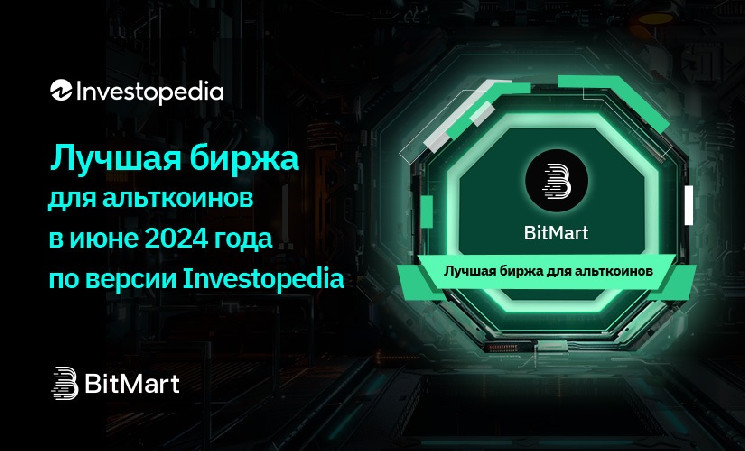 BitMart стала лучшей криптовалютной биржей по версии Investopedia