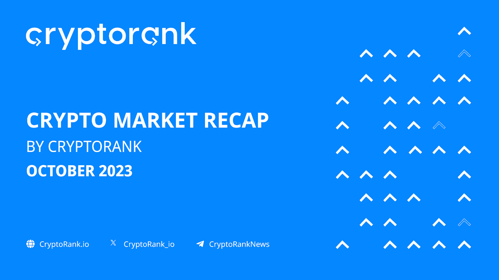 Crypto Market Recap, October 2023