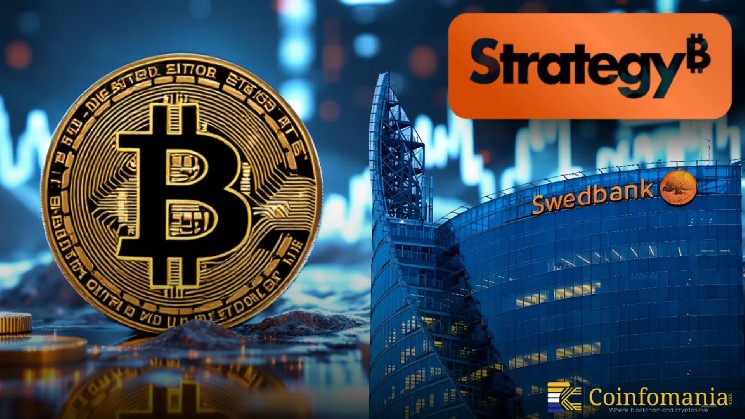 Swedbank раскрывает долю в биткойн-прокси MicroStrategy на сумму 20 миллионов долларов