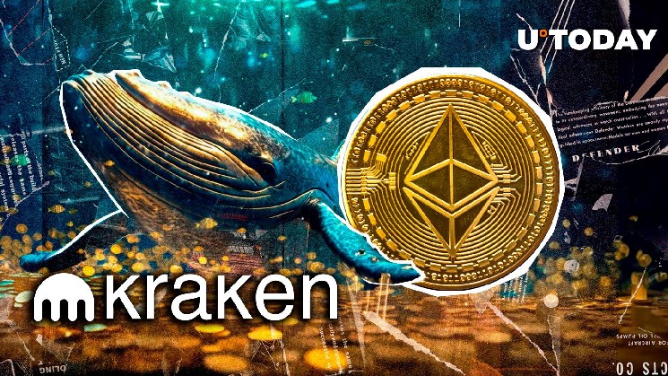 Mega Ethereum Whale продолжает продавать - еще 20 000 Eth выбросили на Кракен